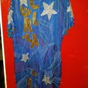 Vintage 80's Lillie Rubin sequins shift dress